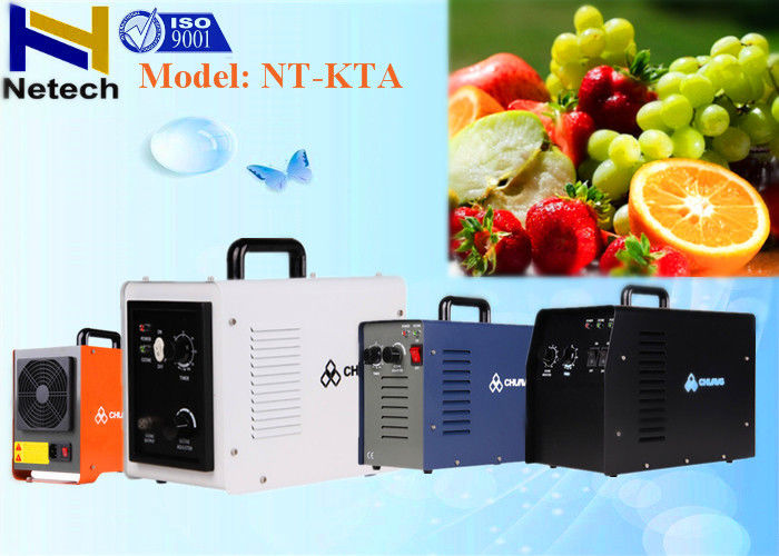 3 - 7g/h Portable Fruit / Food Ozone Generator Drinking Bottled Water Purifying