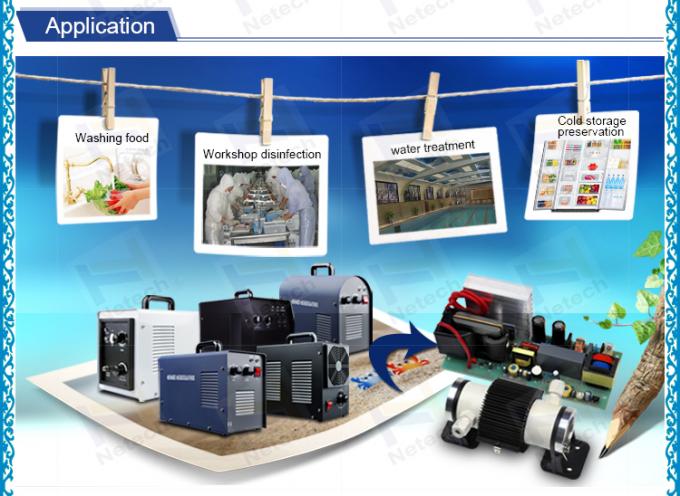 Air Cooling 3g - 7g Ozone Generator Parts Ceramic Ozone Tube With Power ...