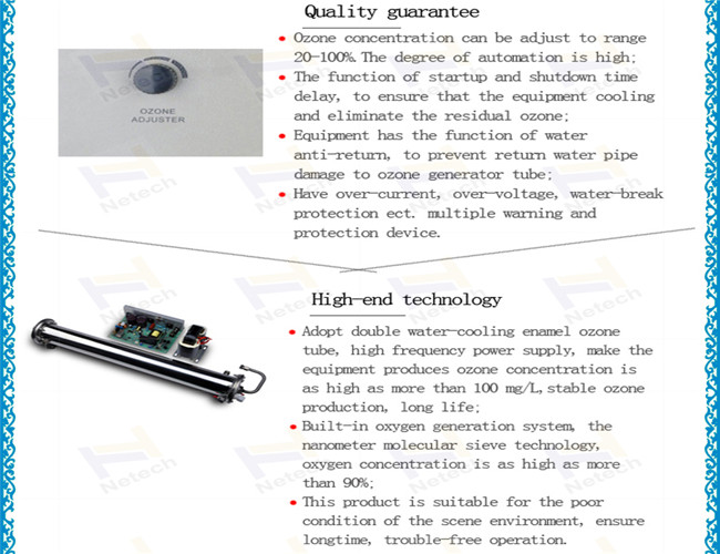 110v Industrial Ozone Generator For Drinking / Mineral Water Treatment ...