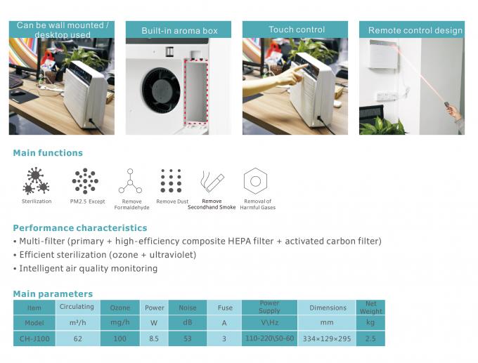 Bacteria Killing 53db 62M3/H Ozone Water Generator