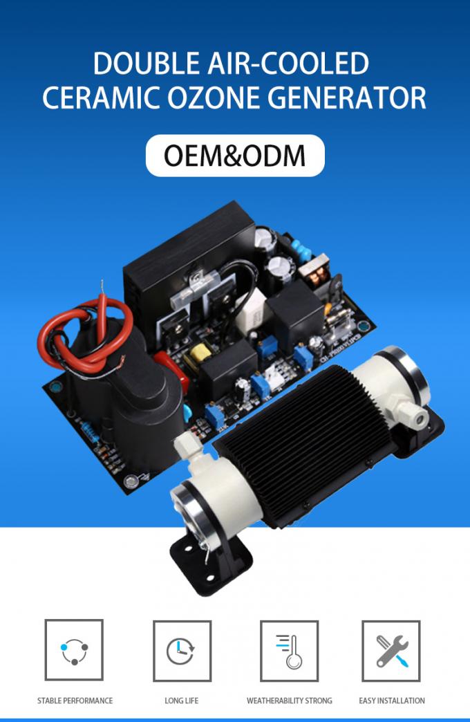 3g to 7g air cooling ozone generator parts ozone tube with power supply