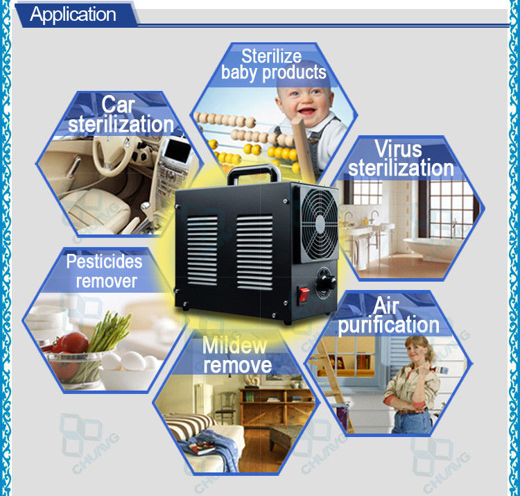 CE standard corona discharge ozone generator for home air and water purification