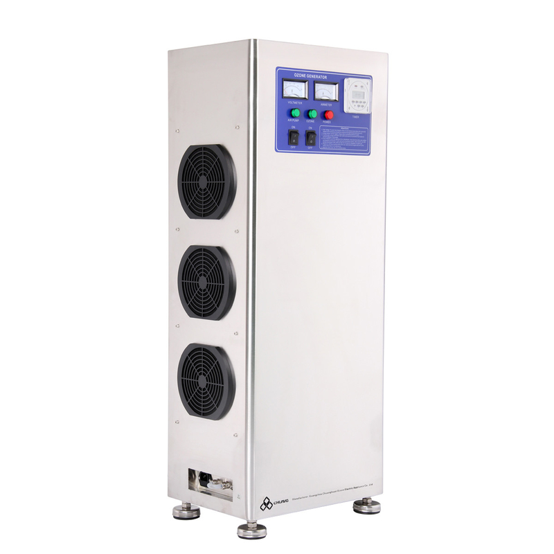 Stainless Steel Clean Air Machine , Oxygen Purifier Machine 2 gr / Hr - 20 gr / Hr