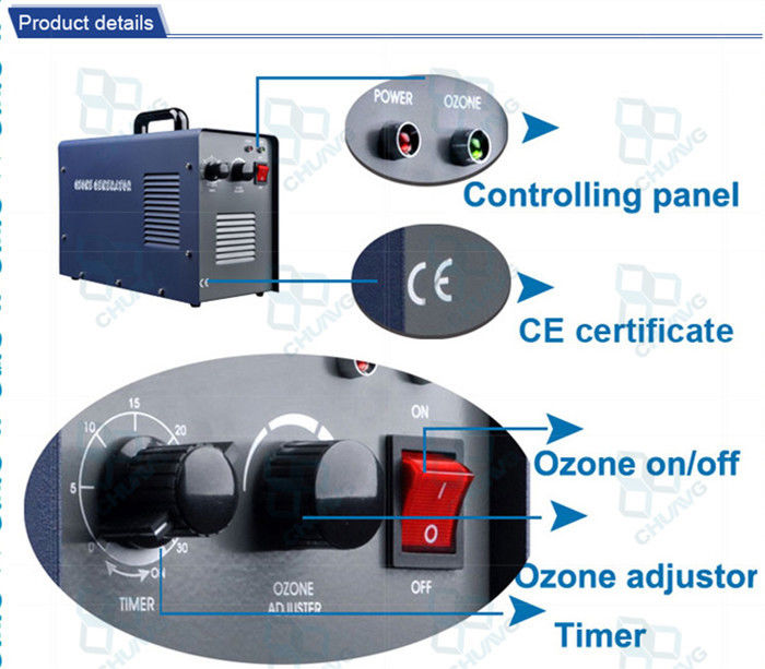 Customize Color Ozone Cleaning Machine 110V For Odor Removal CE Approval