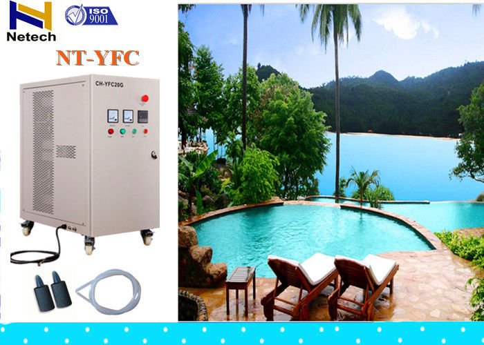 5 - 40G/Hr Air Cooling Swimming Pool Ozone Generator With PSA Oxygen System /  Industrial Ozone Machine