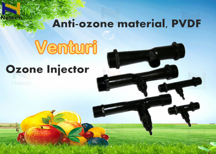 PVDF Venturi Air Injector Ozone Generator Parts For Ozone Water Treatment Systems