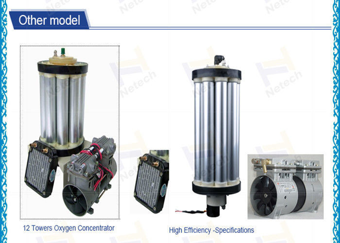 PSA Oxygen Concentrator Parts 3L 5L 8L 10 LPM With Chiller / Air Compressors