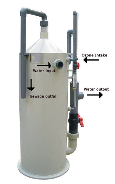 OEM Aquaculture Ozone Generator Water Purification , High Efficiency 20 - 200 T/H Automatic Drum Filter