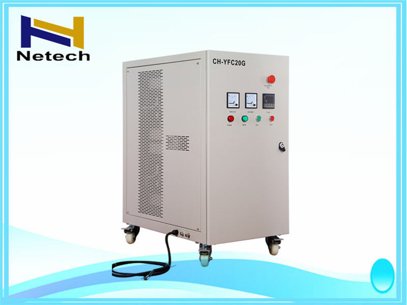 380V Aquaculture Ozone Generator , 20T/Hr Koi Pond Rotary Drum Filters For Tilapia Fish Farming In Water Treatment