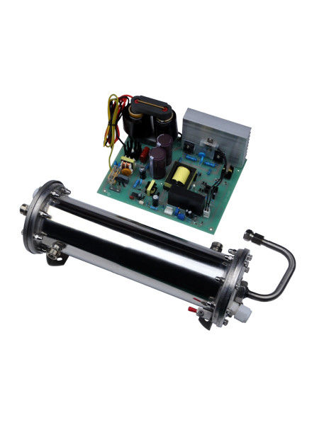 220V 50Hz Ozone Generator Parts / Corona Discharge Enamel Ozone Tube External Water Cooling 18g/h