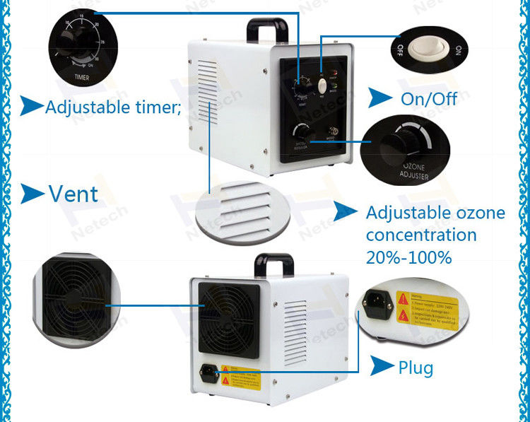 Ceramic Commercial Ozone Generator Portable for Air Purifier Water Treatment