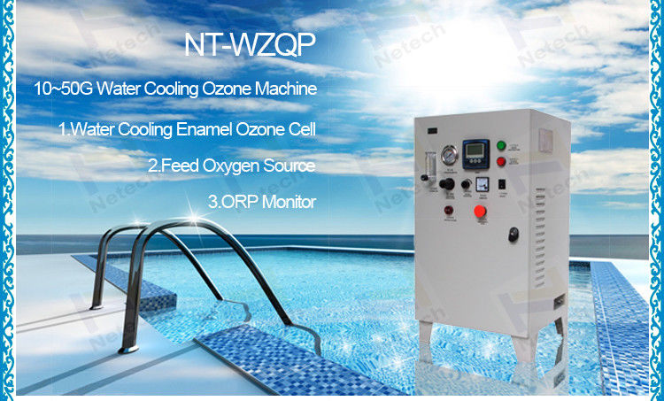 Water cooling industrial ozone generator 20g with ORP for remove odor