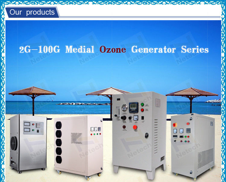 Water cooling industrial High concentration ozone generator 50g Remove smell of slaughtering