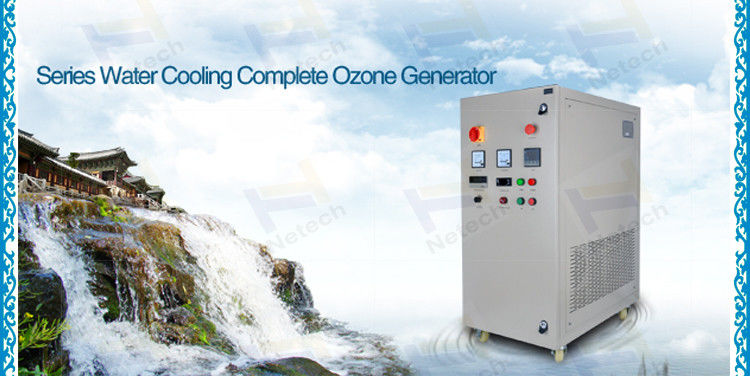 Large zone industrial ozone generator 50g / h O3 ozonator 220V for food processing