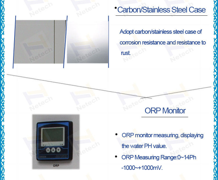 clean Ozone Generator  Machine Corona Discharge For Factory With ORP 100Mg/L