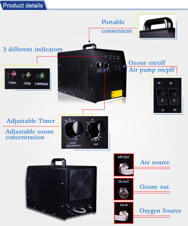 Electrical hotel o3 generator ozone generator for better environment