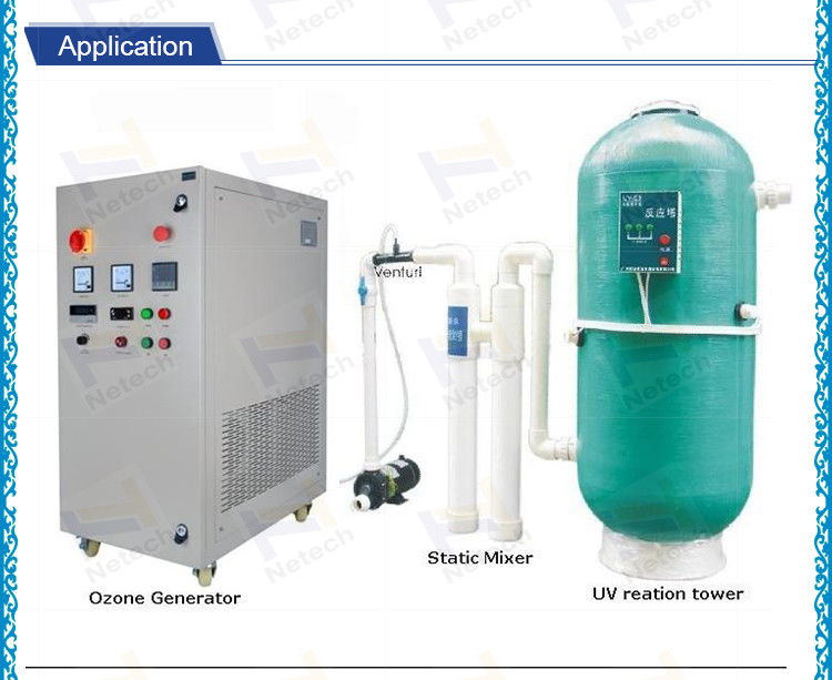 3 / 4 Inch Ozone Generator Subsidiary Facilities Ozone Mixer / Water Venturi