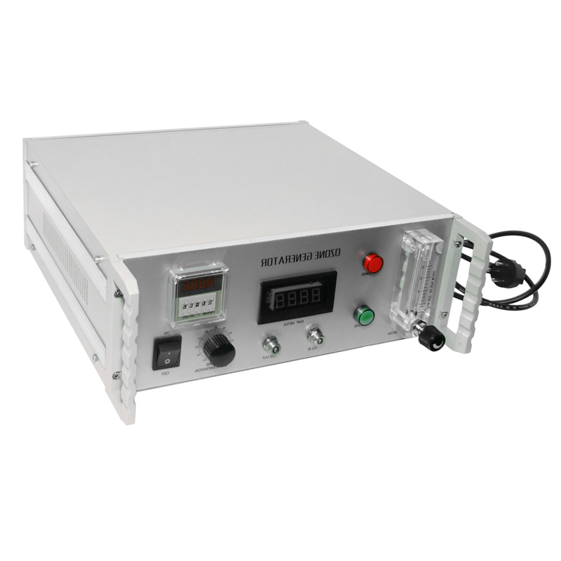 Professional laboratory dedicated ozone generator with flow meter