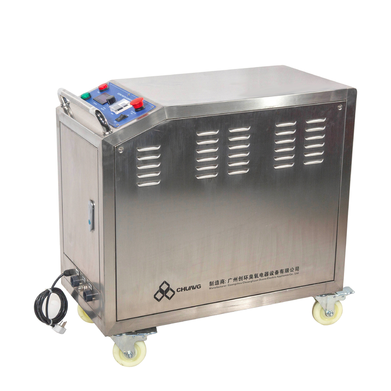 Hand push high dissolved ozone concentration ozone water machine use for fish farm