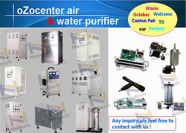 Swimming Pool Ozonized Water Large Ozone Generator / Ozonator 4-10g/H Water Cooled