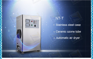 Stainless Steel 2 - 20g Large Ozone Generator / Food Factory Water Treatment Equipment