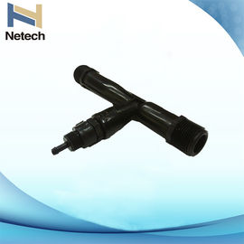 High efficiency Black Venturi mixing ozone and water with anti ozone material PVDF